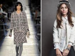 Vackra modeller av jackor i Chanel-stil och vad man ska ha dem med, vilka tyger sys från en långsträckt jacka i Chanel-stil